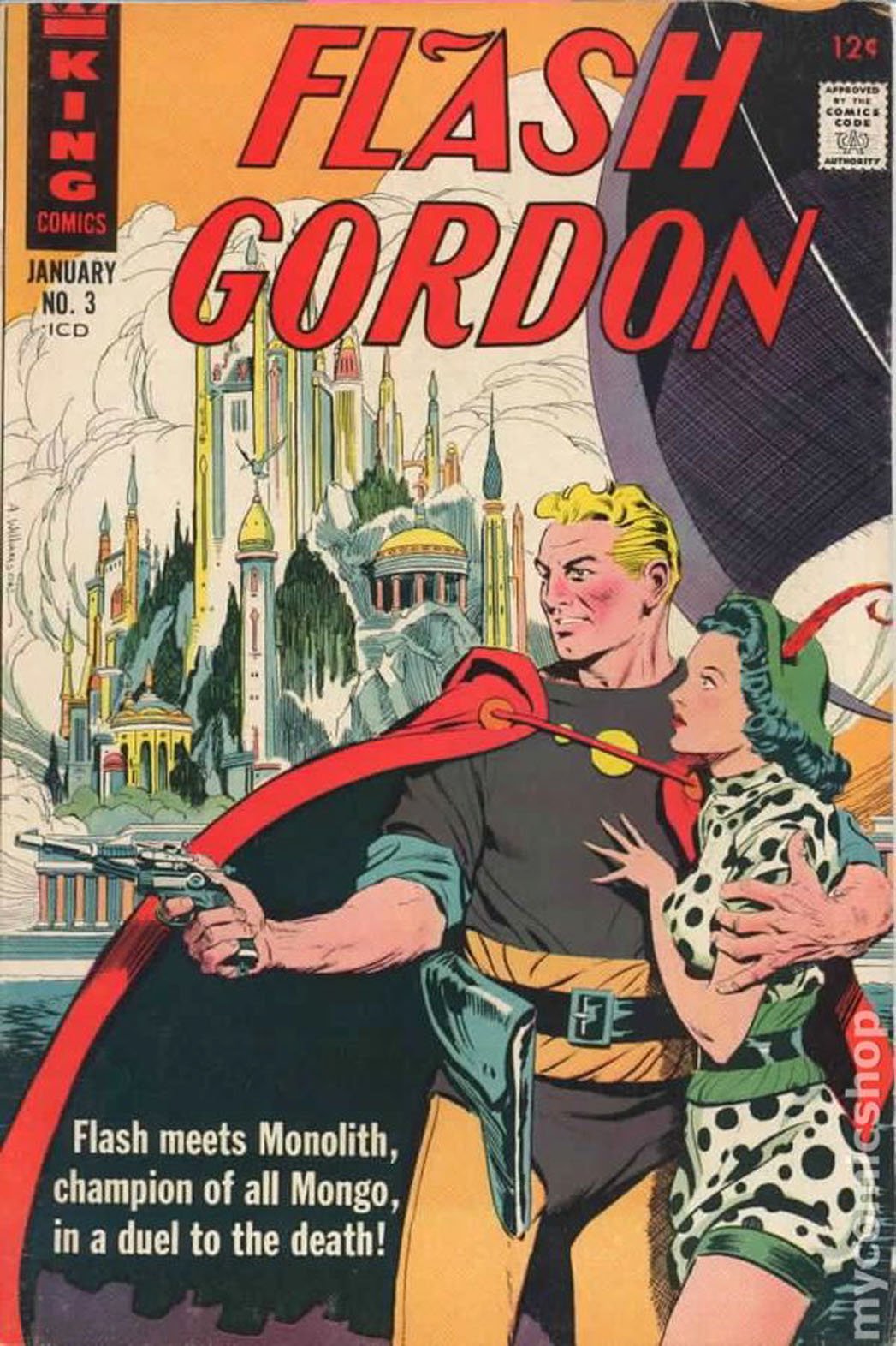 flash gordon comic cover a p
