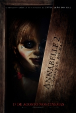 Cartaz oficial do filme Annabelle 2: A Criação do Mal 