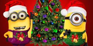 Ho-ho-ho: Minions formam coral de Natal para divulgar seu novo filme