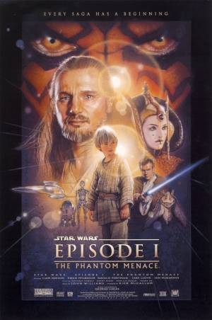 Cartaz do filme Star Wars: Episódio I - A Ameaça Fantasma