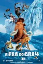 Cartaz oficial do filme A Era do Gelo 4