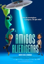 Cartaz oficial do filme Amigos Alienígenas