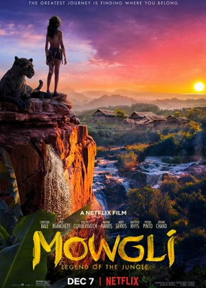 Cartaz oficial do filme Mogli – Entre Dois Mundos 