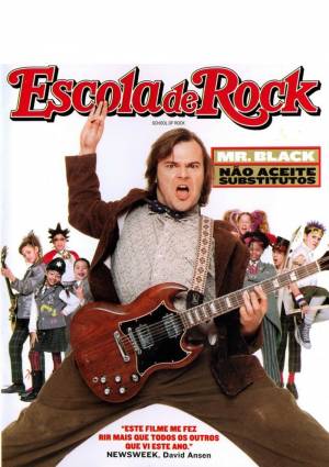 Cartaz oficial do filme Escola de Rock