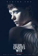 Cartaz oficial do filme Millennium: A Garota na Teia de Aranha