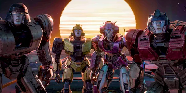 Imagem do filme Transformers: O Início