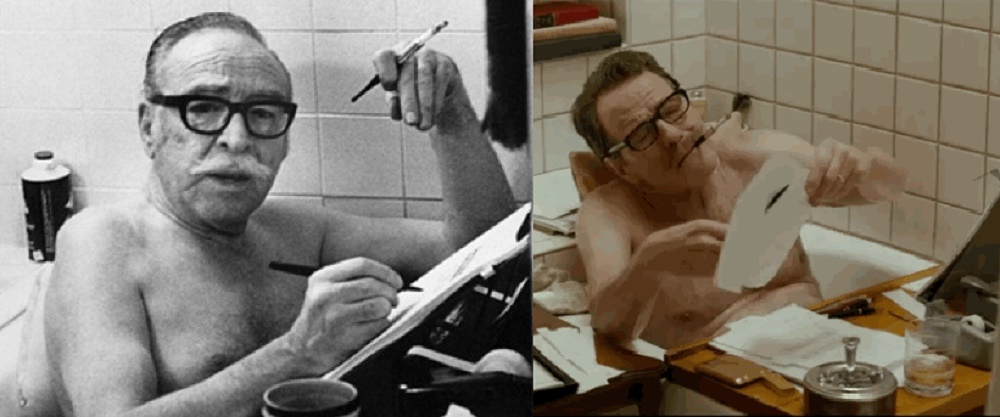 Dalton Trumbo da vida real versus Cranston