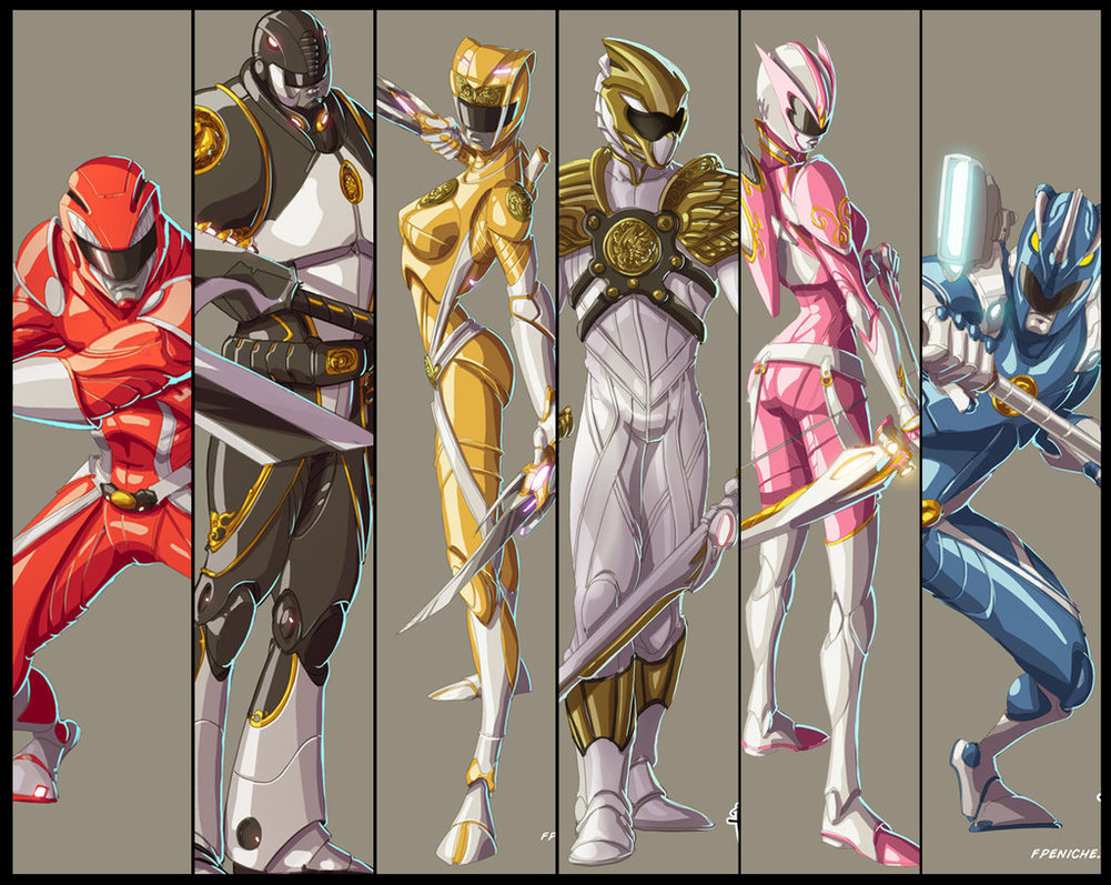 you  mighty morphin  power rangers by fpeniche-d6o55oi