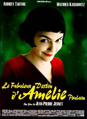 Cartaz oficial do filme O Fabuloso Destino de Amélie Poulain