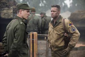 Brad Pitt manjando das guerras nas primeiras imagens de Fury