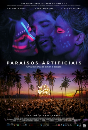 Cartaz oficial do filme Paraísos Artificiais