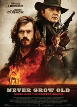Cartaz oficial do filme Never Grow Old (2019)