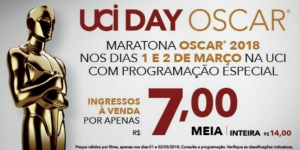 Rede de cinemas UCI fará maratona com indicados ao Oscar 2018