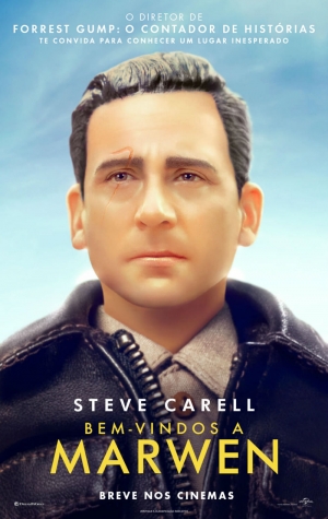 Cartaz oficial do filme Bem-vindos à Marwen