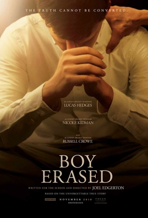 Cartaz oficial do filme Boy Erased: Uma Verdade Anulada