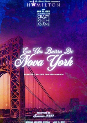 Cartaz oficial do filme Em Um Bairro de Nova York