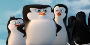 Curta dublado &quot;Os Pinguins de Madagascar&quot;, uma prévia antes do filme solo.