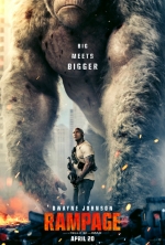 Cartaz oficial do filme Rampage - Destruição Total