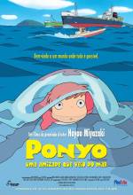 Cartaz oficial do filme Ponyo: Uma Amizade que Veio do Mar 
