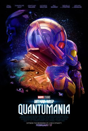 Cartaz oficial do filme Homem-Formiga e a Vespa: Quantumania