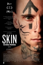 Cartaz oficial do filme Skin - À Flor da Pele