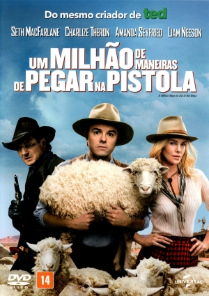 Cartaz oficial do filme Um Milhão de Maneiras de Pegar na Pistola