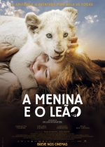 Cartaz oficial do filme A Menina e o Leão
