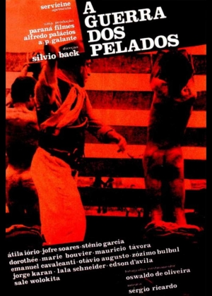 Cartaz oficial do filme A Guerra dos Pelados