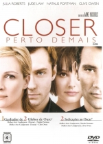 Cartaz oficial do filme Closer - Perto Demais