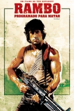 Cartaz oficial do filme Rambo: Programado para Matar 