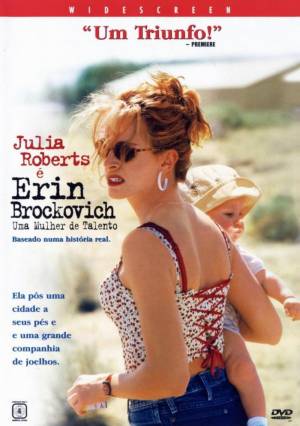 Cartaz oficial do filme Erin Brockovich - Uma Mulher de Talento