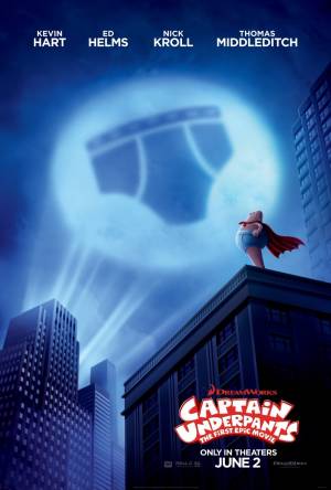 Cartaz do filme As Aventuras do Capitão Cueca - O Filme