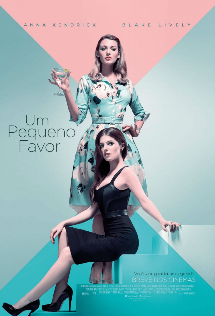 Um Pequeno Favor Novo trailer legendado e sinopse Café com Filme