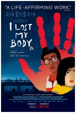 Cartaz oficial do filme Perdi meu Corpo