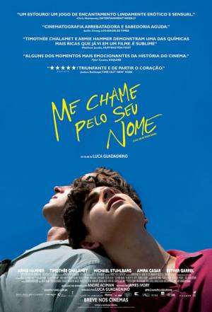 Cartaz oficial do filme Me Chame pelo seu Nome