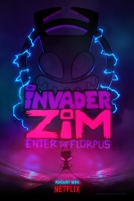 Cartaz oficial do filme Invasor Zim e o Florpus