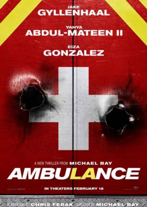Cartaz oficial do filme Ambulância: Um Dia de Crime