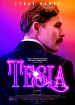 Cartaz oficial do filme Tesla - O Homem Elétrico