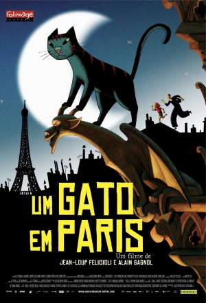 Cartaz oficial do filme Um Gato em Paris