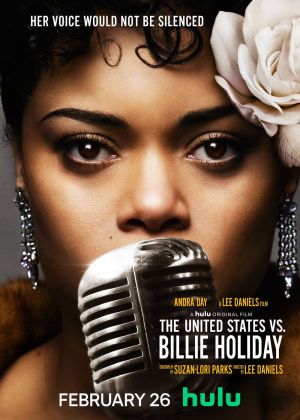 Cartaz oficial do filme Estados Unidos vs. Billie Holiday