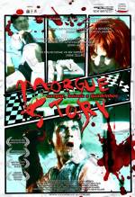 Cartaz oficial do filme Morgue Story: Sangue, Baiacu e Quadrinhos