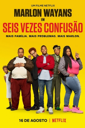Cartaz oficial do filme Seis Vezes Confusão
