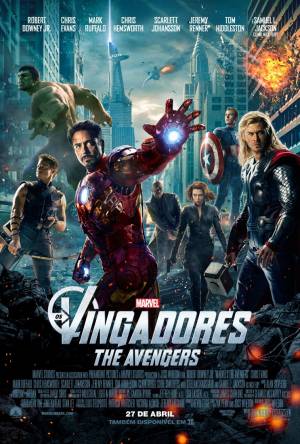 Cartaz oficial do filme Os Vingadores - The Avengers