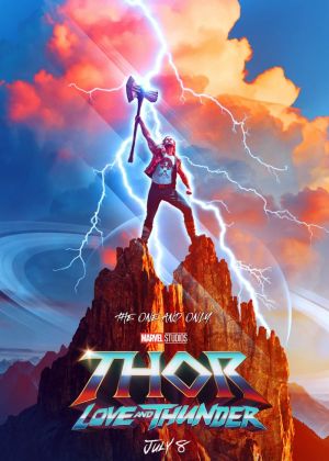 Cartaz oficial do filme Thor: Amor e Trovão